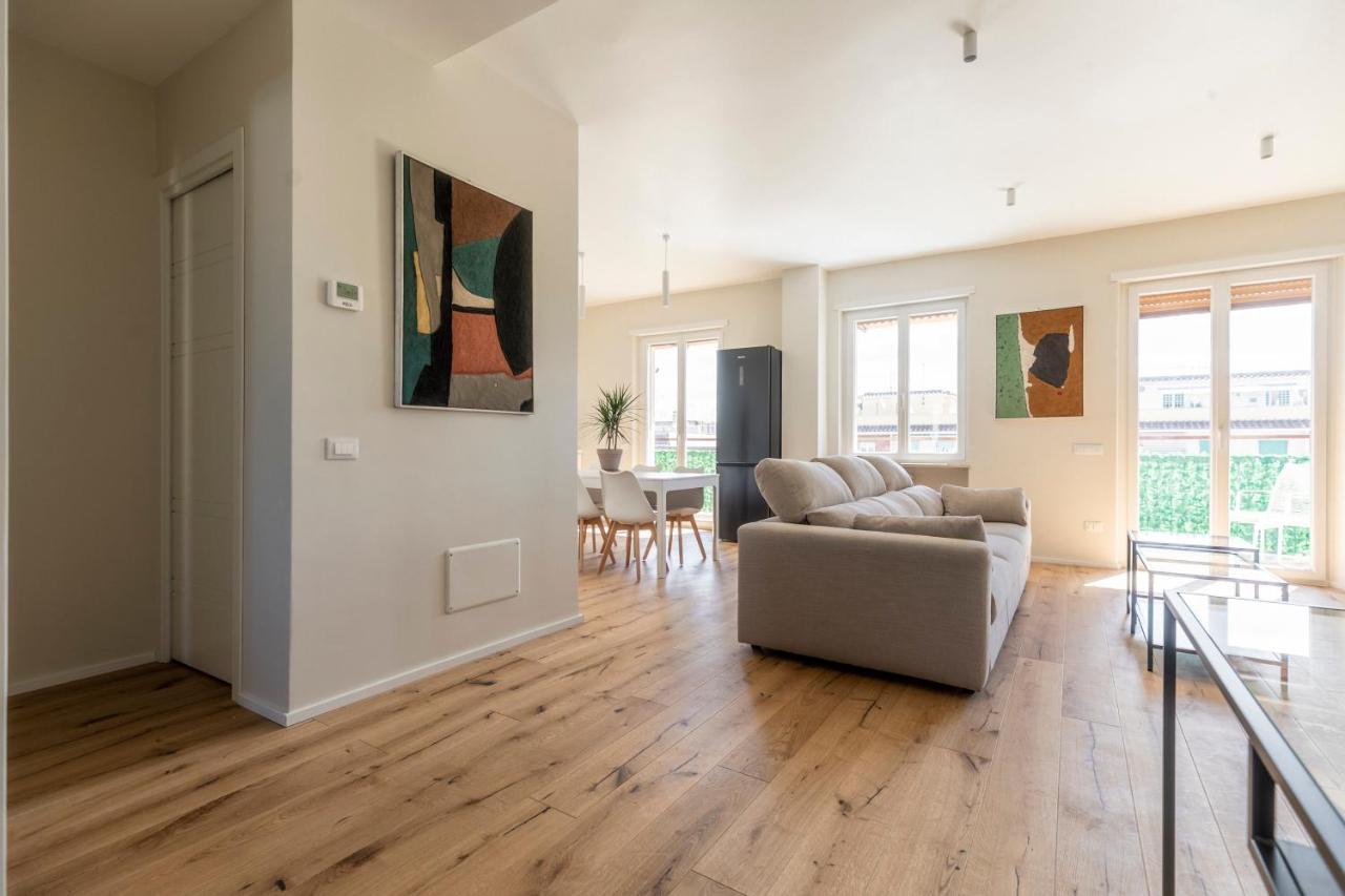 La Dolce Vita - Sunny Penthouse Trastevere Station 100Sqm Roma Ngoại thất bức ảnh
