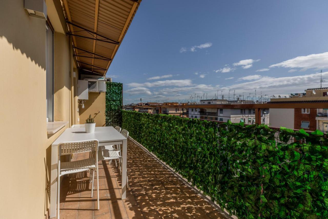 La Dolce Vita - Sunny Penthouse Trastevere Station 100Sqm Roma Ngoại thất bức ảnh